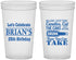 Custom Birthday 22 oz Translucent Cups - 25th | 20100
