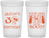 Custom Birthday 22 oz Translucent Cups - 30th Halloween | 20112