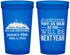 Custom Birthday 22 oz Translucent Cups - 40th Over The Hill | 20121