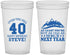 Custom Birthday 22 oz Translucent Cups - 40th Over The Hill | 20123