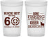 Custom Birthday 22 oz Translucent Cups - 60th Gone Fishing | 20126
