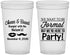 Custom Birthday 22 oz Translucent Cups - Cheers Beers Formal | 20133