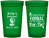 Custom Birthday 22 oz Translucent Cups - 40th Golf | 20134