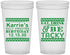 Custom Birthday 22 oz Translucent Cups - Christmas Eat Drink Tacky | 20137