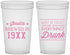 Custom Birthday 22 oz Translucent Cups - Drunk | 20147
