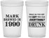 Custom Birthday 22 oz Translucent Cups - 40th | 20148