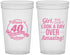 Custom Birthday 22 oz Translucent Cups - 40th | 20153