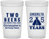 Custom Birthday 22 oz Translucent Cups - Cheers To 25 Years | 20163
