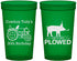 Custom Birthday 22 oz Translucent Cups - 30th Get Plowed | 20166