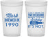 Custom Birthday 22 oz Translucent Cups - 40th | 20171