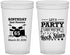 Custom Birthday 22 oz Translucent Cups - 65th Rock Star | 20175