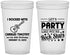 Custom Birthday 22 oz Translucent Cups - 45th Rock Star | 20176