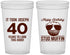 Custom Birthday 22 oz Translucent Cups - 40th Stud Muffin | 20183