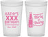Custom Birthday 22 oz Translucent Cups - 30th Flirty At Thirty | 20191