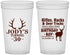 Custom Birthday 22 oz Translucent Cups - 30th Hunting | 20196