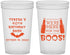Custom Birthday 22 oz Translucent Cups - 40th Halloween | 20198