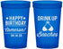 Custom Birthday 22 oz Translucent Cups - Drink Up Beaches | 20208