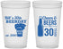 Custom Birthday 22 oz Translucent Cups - 30th | 20215