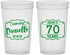 Custom Birthday 22 oz Translucent Cups - Cheers To 70 Years | 20227