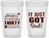 Custom Birthday 22 oz Translucent Cups - 30th | 20235