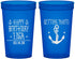 Custom Birthday 22 oz Translucent Cups - Getting Nauti | 20239