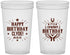Custom Birthday 22 oz Translucent Cups - Cowboy | 20244