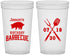 Custom Birthday 22 oz Translucent Cups - Barbeque Bbq | 20253