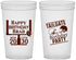 Custom Birthday 22 oz Translucent Cups - Football | 20256