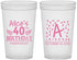 Custom Birthday 22 oz Translucent Cups - 40th | 20258