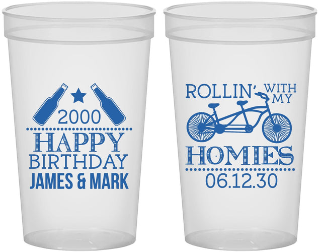 Custom Birthday 22 oz Translucent Cups - 30th | 20259