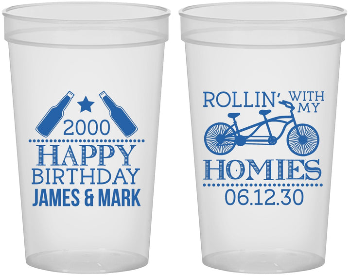 Custom Birthday 22 oz Translucent Cups - 30th | 20259