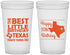 Custom Birthday 22 oz Translucent Cups - 30th Texas | 20265