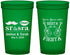 Custom Wedding 22 oz Translucent Cups - Siesta Fiesta Sr Sra | 208