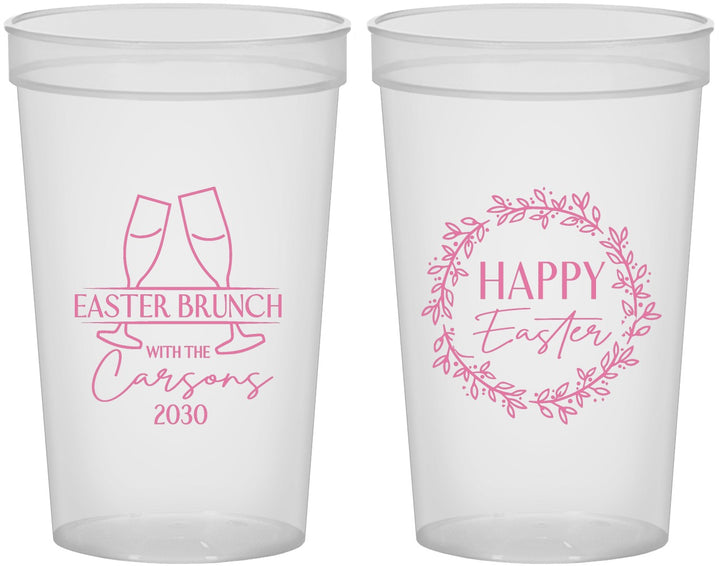 Custom Easter 22 oz Translucent Cups - Brunch | 210015