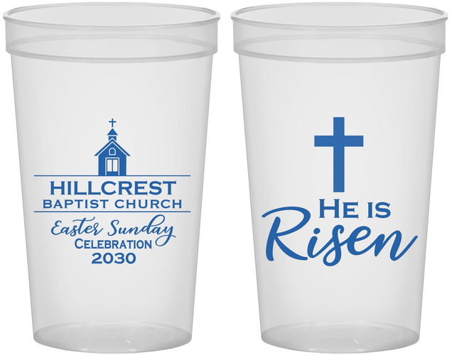 Custom Easter 22 oz Translucent Cups - Easter Sunday | 210021