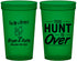 Custom Wedding 22 oz Translucent Cups - The Hunt Is Over | 216