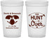 Custom Wedding 22 oz Translucent Cups - The Hunt Is Over Deer | 220