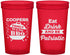 Custom 4th Of July 22 oz Translucent Cups - Eat Drink Patriotic | 220002