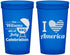 Custom 4th Of July 22 oz Translucent Cups - Barbecue Bbq | 220007