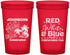 Custom 4th Of July 22 oz Translucent Cups - Beach Fireworks | 220022