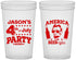 Custom 4th Of July 22 oz Translucent Cups - Bbq Lincoln | 220036