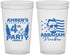 Custom 4th Of July 22 oz Translucent Cups - Abraham Drinkin | 220037