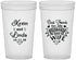 Custom Wedding 22 oz Translucent Cups - Best Friends | 221