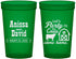 Custom Wedding 22 oz Translucent Cups - Party Til The Cows Come Home | 222