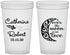 Custom Wedding 22 oz Translucent Cups - Over The Moon In Love | 224