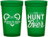 Custom Wedding 22 oz Translucent Cups - The Hunt Is Over Duck | 227