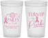 Custom Awareness 22 oz Translucent Cups - Party In Pink | 230002