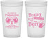 Custom Awareness 22 oz Translucent Cups - Brats Boobs Beer | 230012