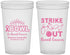 Custom Awareness 22 oz Translucent Cups - Bowling Strike Out | 230015