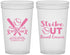 Custom Awareness 22 oz Translucent Cups - Baseball Strick Out | 230016